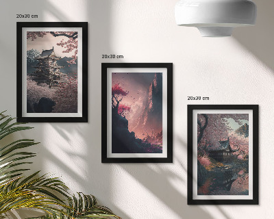 Stenska galerija slik Fantazijske pokrajine japonskih gorskih pokrajin
