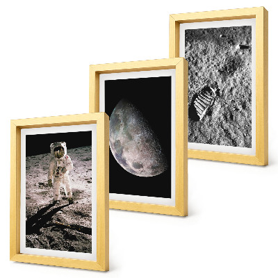 Stenska galerija slik Fotografija odtisa astronavta na Luni