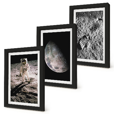 Stenska galerija slik Fotografija odtisa astronavta na Luni