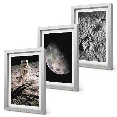 Stenska galerija slik Fotografija odtisa astronavta na Luni