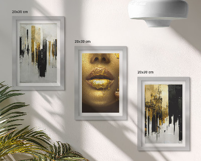 Stenska galerija slik Abstraktno slikarstvo in portret ženske