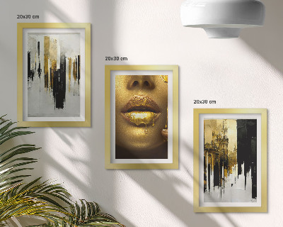 Stenska galerija slik Abstraktno slikarstvo in portret ženske