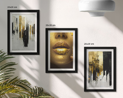 Stenska galerija slik Abstraktno slikarstvo in portret ženske