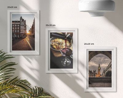 Stenska galerija slik Komplet slik z mestom, hrano in razgledom na London