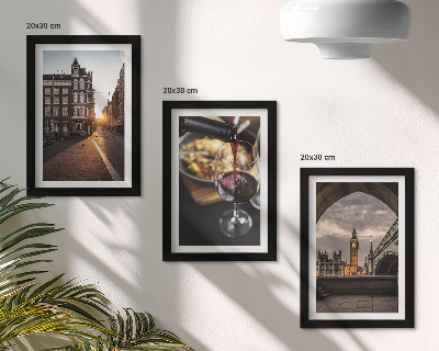 Stenska galerija slik Komplet slik z mestom, hrano in razgledom na London