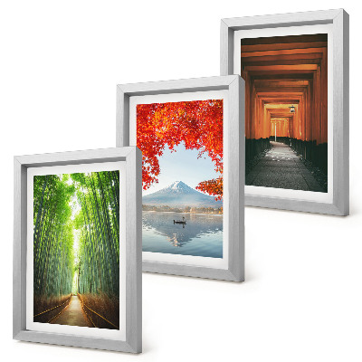 Stenska galerija slik Bambusov gozd, gora Fuji, pot torii, pokrajine Japonske