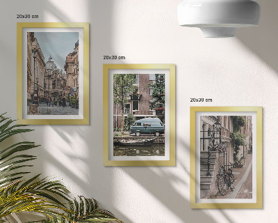 Stenska galerija slik Mirni razgledi na mesto in stavbe