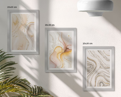 Stenska galerija slik Abstraktni topli vzorci elegantni motivi