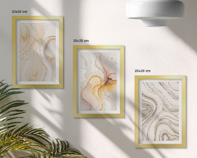 Stenska galerija slik Abstraktni topli vzorci elegantni motivi