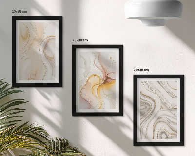 Stenska galerija slik Abstraktni topli vzorci elegantni motivi