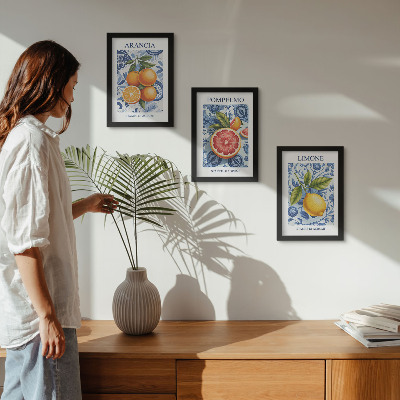 Stenska galerija slik Ilustracije starinskih citrusov