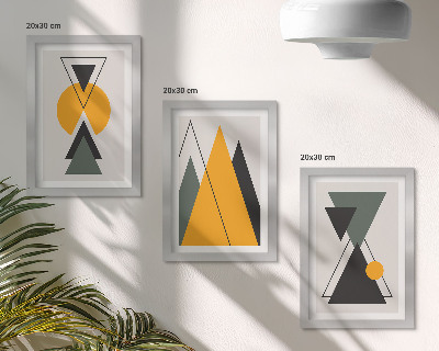 Stenska galerija slik Abstraktne geometrijske oblike