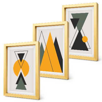 Stenska galerija slik Abstraktne geometrijske oblike