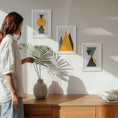 Stenska galerija slik Abstraktne geometrijske oblike