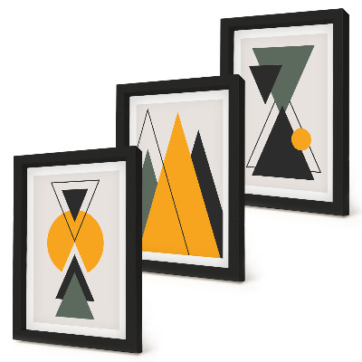 Stenska galerija slik Abstraktne geometrijske oblike