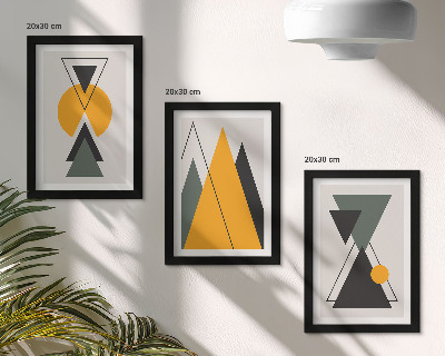 Stenska galerija slik Abstraktne geometrijske oblike