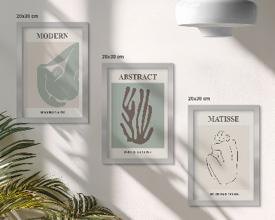 Stenska galerija slik Elegantne slike z abstraktnimi motivi Henrija Matisseja