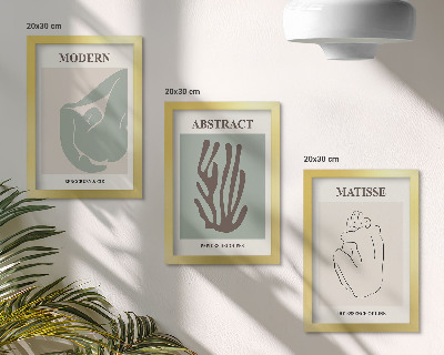 Stenska galerija slik Elegantne slike z abstraktnimi motivi Henrija Matisseja