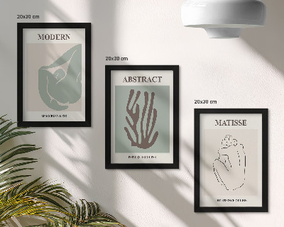 Stenska galerija slik Elegantne slike z abstraktnimi motivi Henrija Matisseja