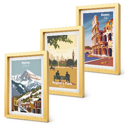 Stenska galerija slik Gore v parku Ouray v Londonu Kolosej v Rimu