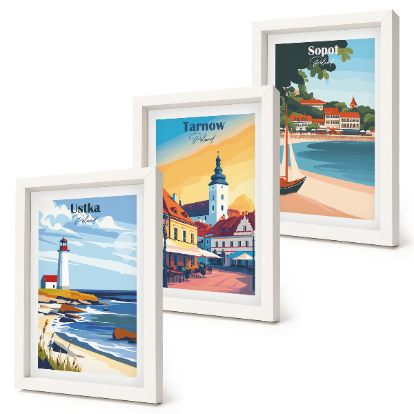 Stenska galerija slik Razgledi poljskih mest Ustka Tarnów Sopot