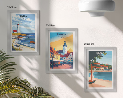 Stenska galerija slik Razgledi poljskih mest Ustka Tarnów Sopot