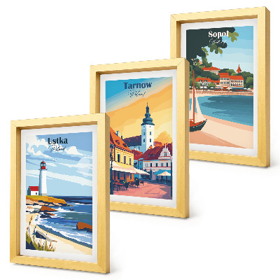 Stenska galerija slik Razgledi poljskih mest Ustka Tarnów Sopot