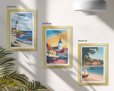 Stenska galerija slik Razgledi poljskih mest Ustka Tarnów Sopot