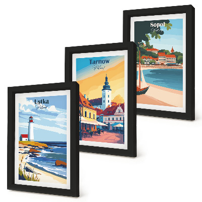 Stenska galerija slik Razgledi poljskih mest Ustka Tarnów Sopot