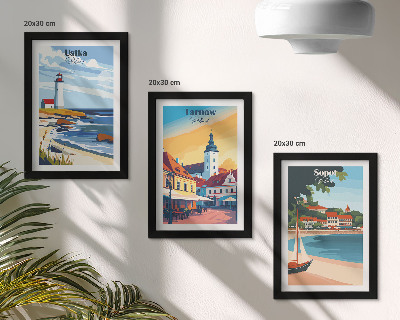 Stenska galerija slik Razgledi poljskih mest Ustka Tarnów Sopot