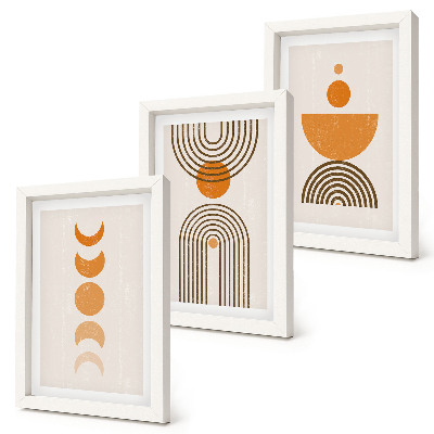 Stenska galerija slik Boho minimalističen dekorativni dizajn