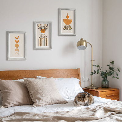 Stenska galerija slik Boho minimalističen dekorativni dizajn