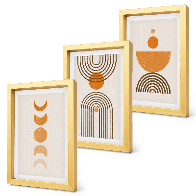 Stenska galerija slik Boho minimalističen dekorativni dizajn