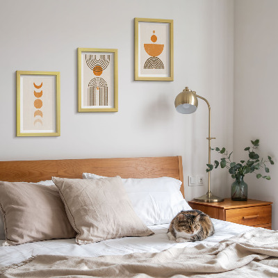 Stenska galerija slik Boho minimalističen dekorativni dizajn