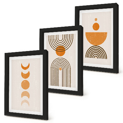 Stenska galerija slik Boho minimalističen dekorativni dizajn