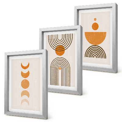 Stenska galerija slik Boho minimalističen dekorativni dizajn