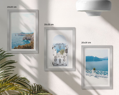Stenska galerija slik Pogled na morje z grško arhitekturo