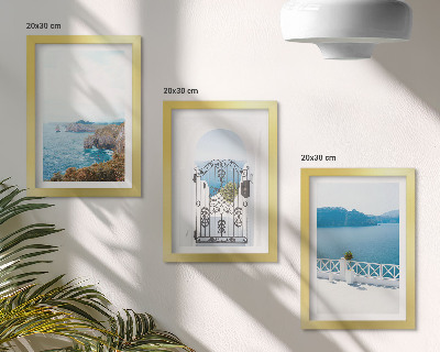 Stenska galerija slik Pogled na morje z grško arhitekturo