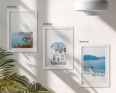 Stenska galerija slik Pogled na morje z grško arhitekturo
