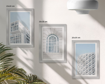 Stenska galerija slik Moderna arhitektura, minimalizem in geometrija