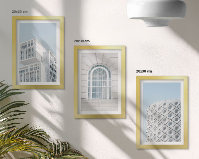 Stenska galerija slik Moderna arhitektura, minimalizem in geometrija
