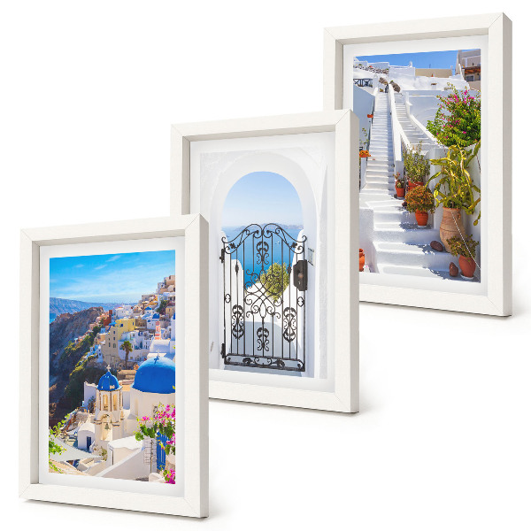 Stenska galerija slik Pogledi na Santorini, grška arhitektura Oie