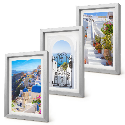 Stenska galerija slik Pogledi na Santorini, grška arhitektura Oie