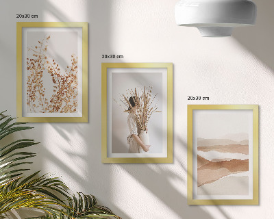 Stenska galerija slik Rastlinski motivi abstraktni rustikalni boho slog