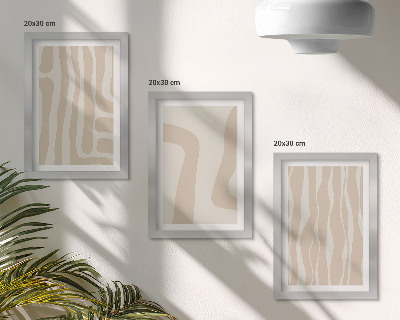 Stenska galerija slik Abstraktni vzorci, minimalistične oblike, boho stil