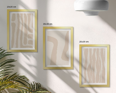 Stenska galerija slik Abstraktni vzorci, minimalistične oblike, boho stil