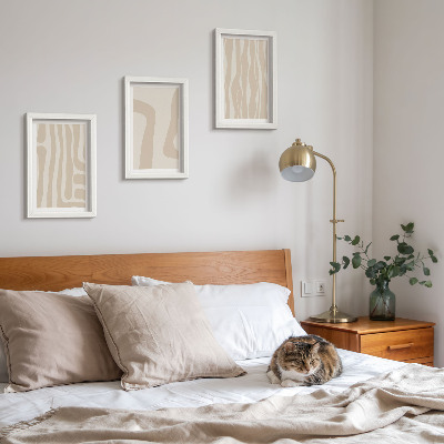 Stenska galerija slik Abstraktni vzorci, minimalistične oblike, boho stil