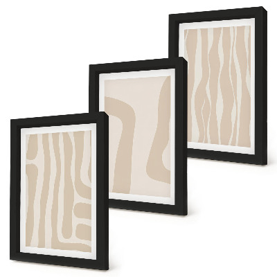 Stenska galerija slik Abstraktni vzorci, minimalistične oblike, boho stil
