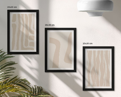 Stenska galerija slik Abstraktni vzorci, minimalistične oblike, boho stil