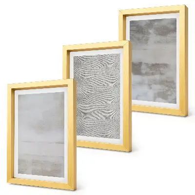 Stenska galerija slik z motivom modernih teksturnih struktur v minimalističnem slogu